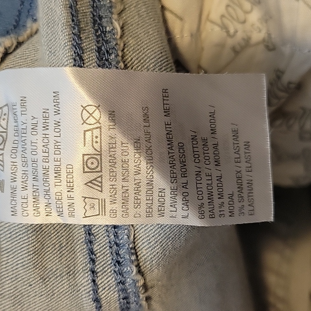 Belle by Kim Gravel Light Blue Denim Skinny Jeans - Picture 7 of 7